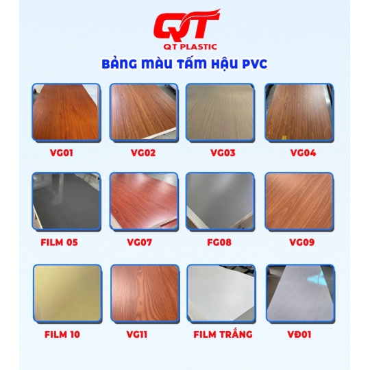 Tấm hậu tủ PVC - VG07